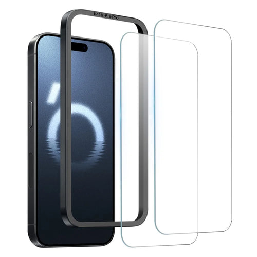 NORTHJO 2Pcs A+ For iPhone 16 Pro Max Screen Protector Ultra Clear Tempered Glass Film with Installation Tool - 1