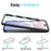 NORTHJO 2Pcs A+ For iPhone 16 Plus / 15 Plus Screen Protector Ultra Clear Tempered Glass Film with Installation Tool - 6