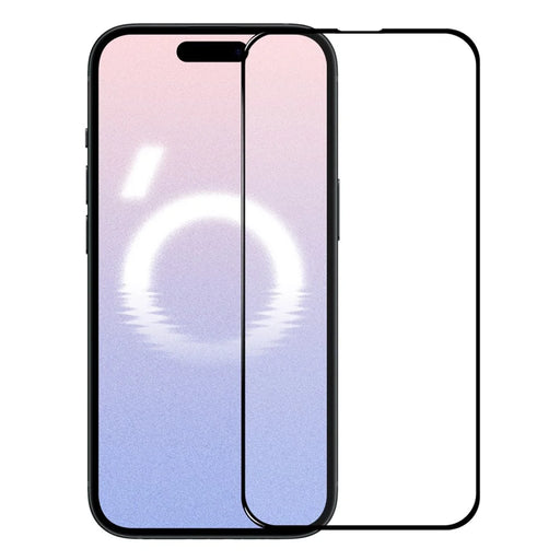 NORTHJO 2Pcs A+ For iPhone 16 Screen Protector 0.3mm High Aluminum-Silicon Glass Film with Alignment Frame, Black - 2