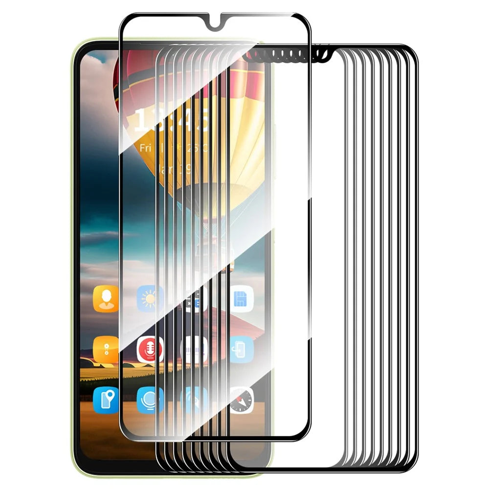 ENKAY HAT PRINCE 10Pcs For Samsung Galaxy A06 4G / A06 5G Screen Protector Full Glue Silk Printing Complete Covering - 1