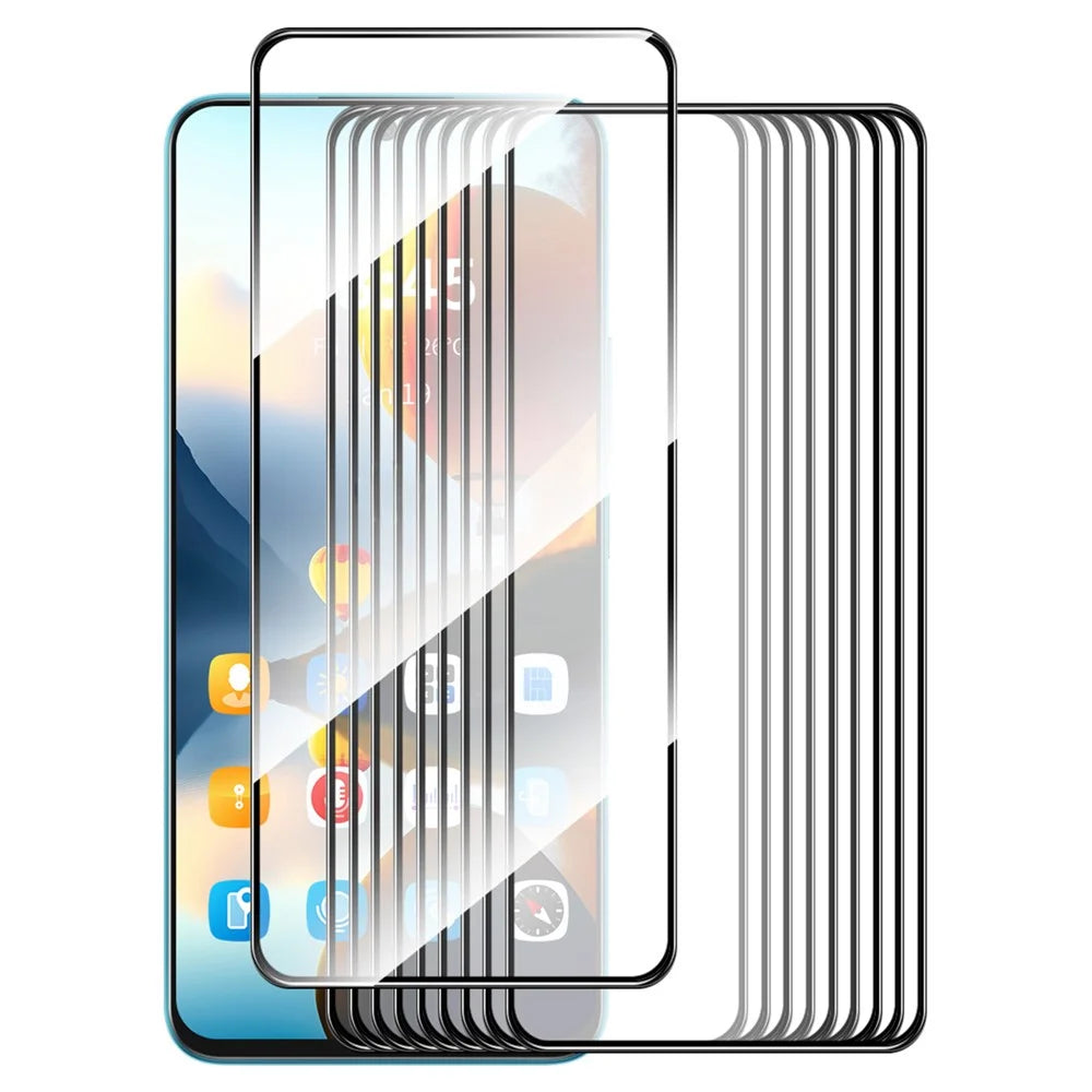 ENKAY HAT PRINCE 10Pcs For Google Pixel 9 Screen Protector Full Glue Silk Printing Complete Covering - 1