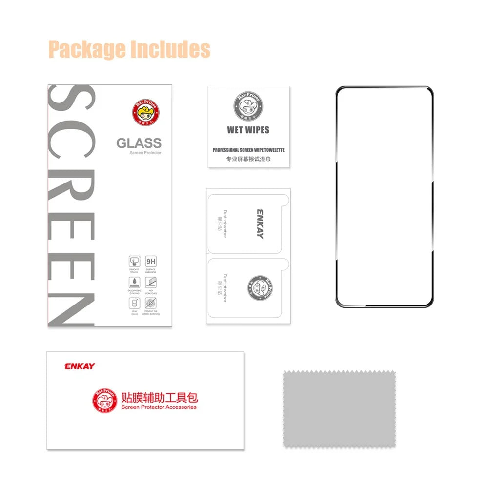 ENKAY HAT PRINCE For Google Pixel 9 Screen Protector 9H Silk Printing 0.26mm High Aluminium-Silicon Glass Film - 7
