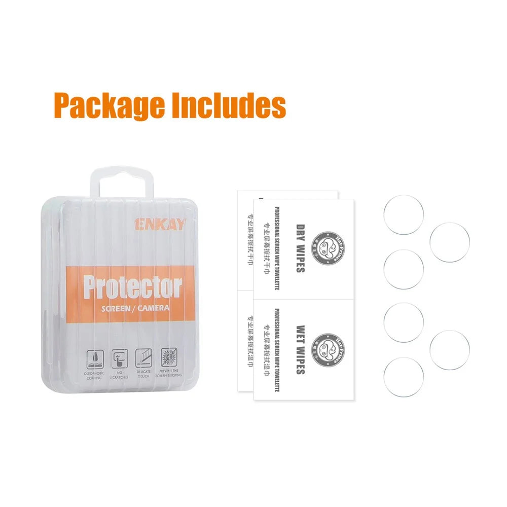 ENKAY HAT PRINCE 2Set For iPhone 16 Pro / 16 Pro Max High Aluminum-Silicon Glass Film 0.2mm 9H Camera Lens Protector (3Pcs / Group) - 5