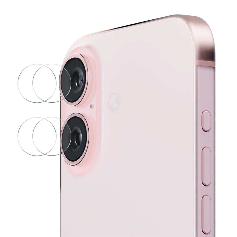 ENKAY HAT PRINCE 2Set For iPhone 16 / 16 Plus High Aluminum-Silicon Glass Film Camera Lens Protector 0.2mm 9H (2Pcs  /  Group) - 1