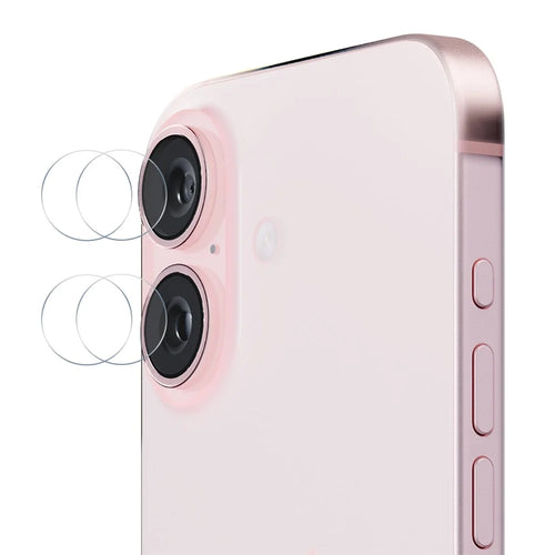 ENKAY HAT PRINCE 2Set For iPhone 16 / 16 Plus High Aluminum-Silicon Glass Film Camera Lens Protector 0.2mm 9H (2Pcs  /  Group) - 1