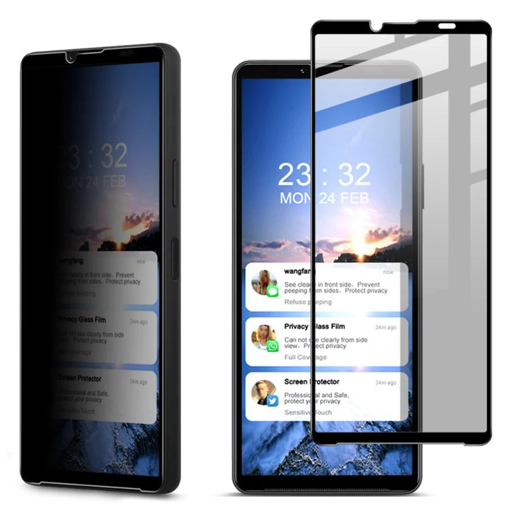 IMAK For Sony Xperia 10 VI Anti-Peep Tempered Glass Screen Protector Full Coverage - 1