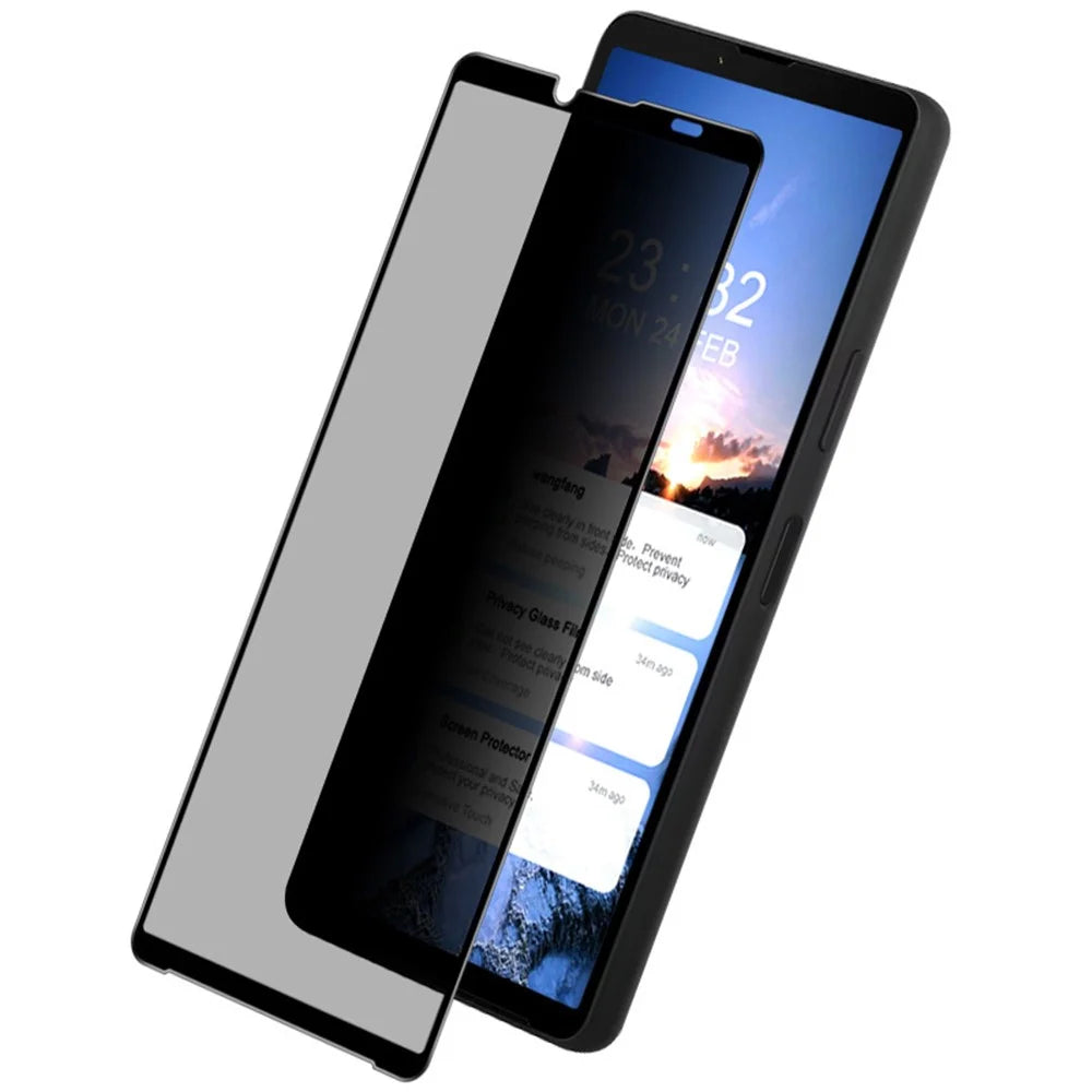 IMAK For Sony Xperia 10 VI Anti-Peep Tempered Glass Screen Protector Full Coverage - 3