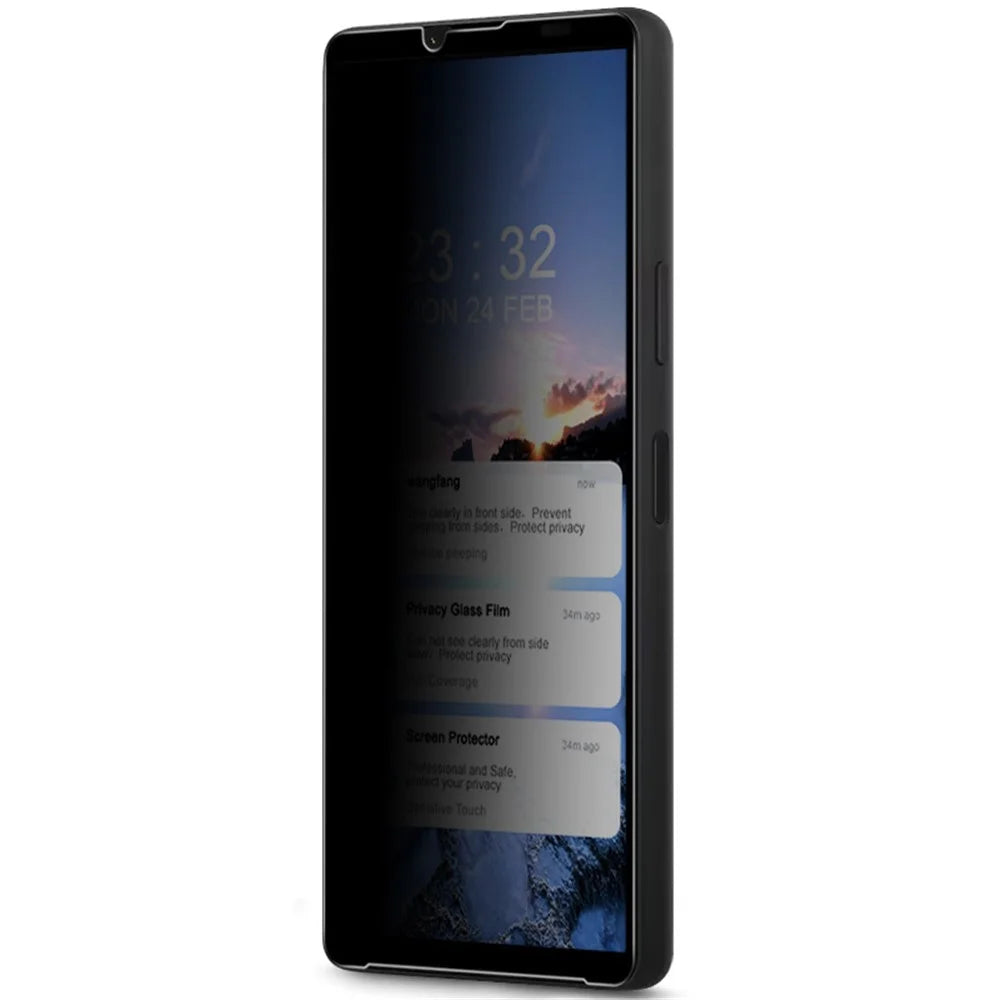 IMAK For Sony Xperia 10 VI Anti-Peep Tempered Glass Screen Protector Full Coverage - 5