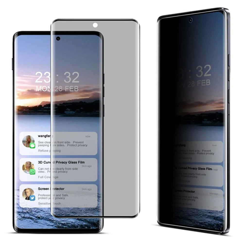 IMAK For Motorola Edge (2024) 5G Anti-Spy Tempered Glass Full Screen Protector 3D Curved Edge - 1