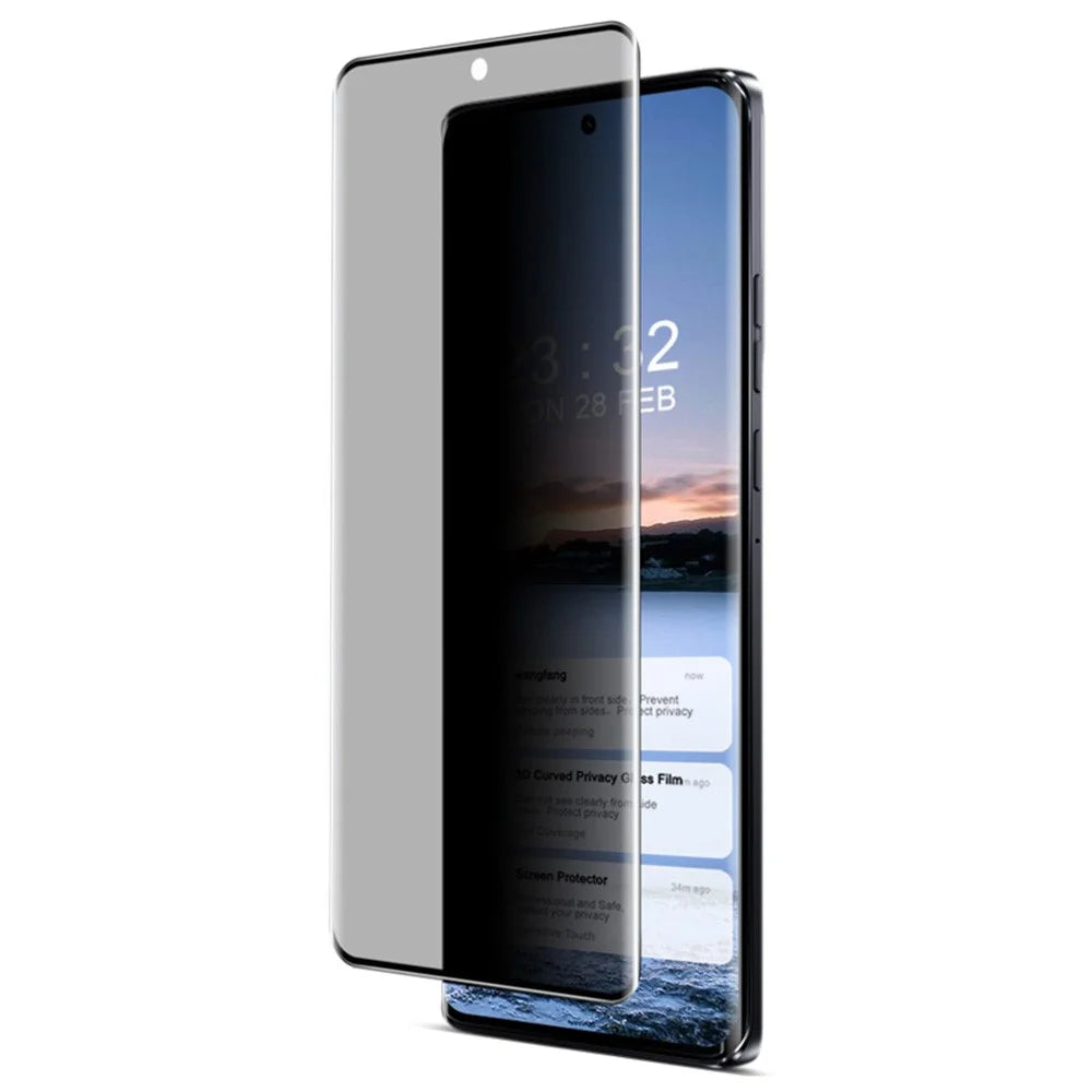 IMAK For Motorola Edge (2024) 5G Anti-Spy Tempered Glass Full Screen Protector 3D Curved Edge - 4