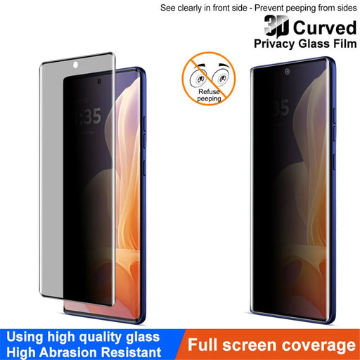 IMAK For Motorola Moto G85 5G / S50 Neo 5G Anti-Spy Full Screen Protector Tempered Glass Film - 2