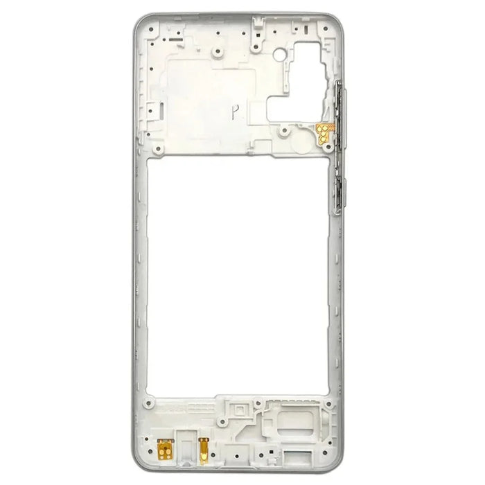 For Samsung Galaxy A31 A315 OEM Middle Plate Frame Replacement (Without Logo) - White - 1