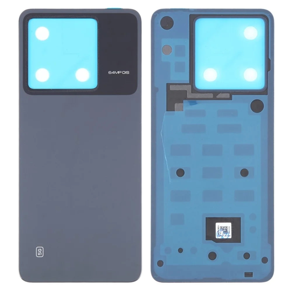 For Xiaomi Poco X6 5G Back Battery Housing Cover Replacement - Black - 1