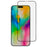 For iPhone 16 Plus / 15 Plus Silk Print 9D Tempered Glass Film Full Glue Screen Protector - 1
