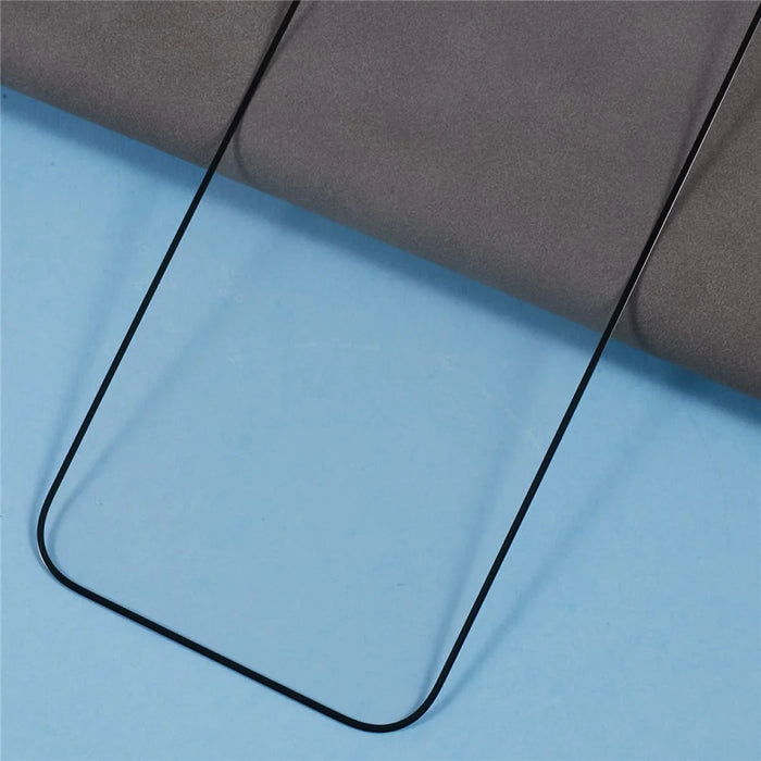 For iPhone 16 Plus / 15 Plus Silk Print 9D Tempered Glass Film Full Glue Screen Protector - 6
