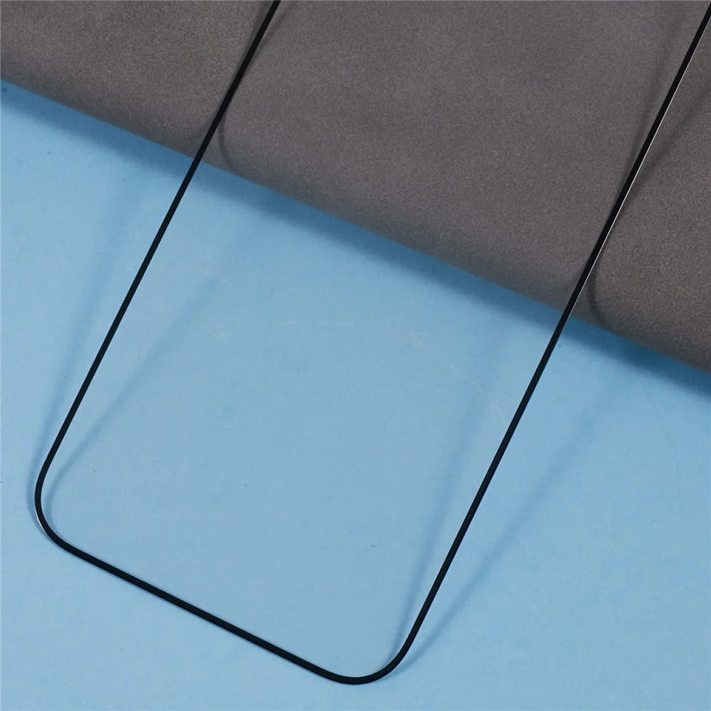 For iPhone 16 Full Coverage Silk Print  Tem9Dpered Glass Film Anti-Shatter Screen Protector - 6