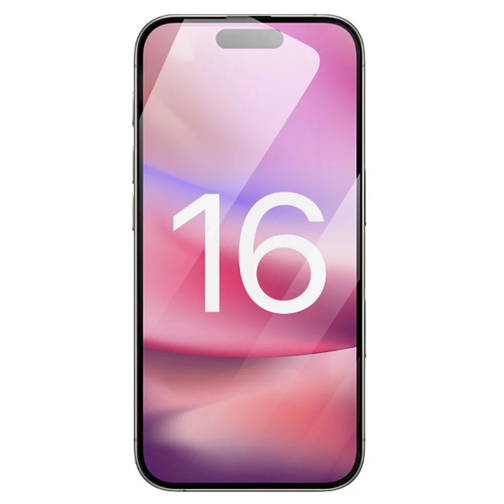 RURIHAI For iPhone 16 Pro Max Screen Protector Secondary Hardening High Aluminium-Silicon Glass Film - 3