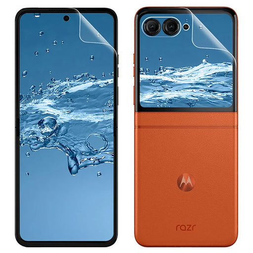 IMAK Hydrogel Film 4th Gen for Motorola Razr 70 (Razr 2026) / Razr 60 (Razr 2025) / Razr 50 5G (Razr 2024) 1 Set TPU Screen Film (Front Screen+Rear Screen) - 2