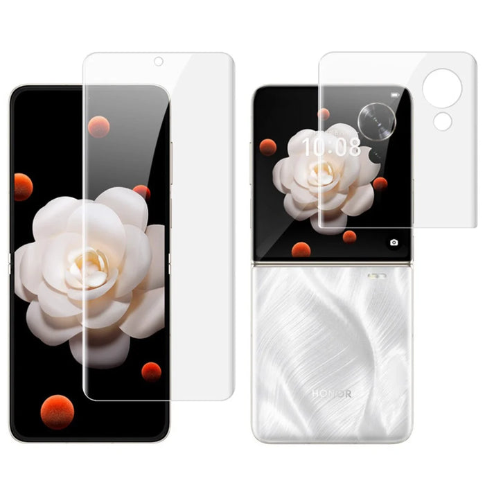 IMAK Hydrogel Film 4th Gen for Honor Magic V Flip 5G 1 Set TPU Screen Film (Front Screen+Rear Screen) - 1