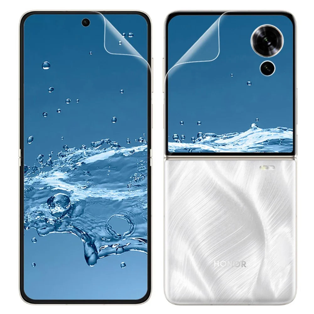 IMAK Hydrogel Film 4th Gen for Honor Magic V Flip 5G 1 Set TPU Screen Film (Front Screen+Rear Screen) - 2