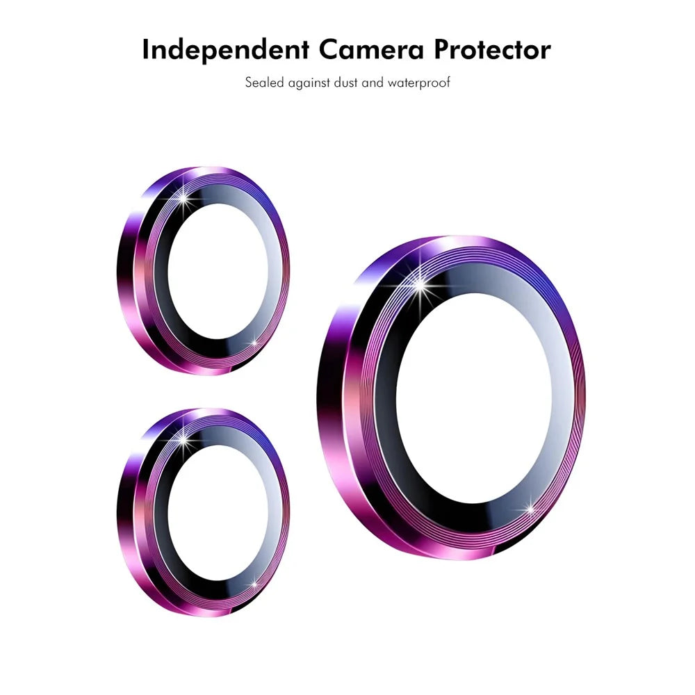 ENKAY HAT PRINCE 1Set For Huawei nova Flip 5G Camera Lens Protector Metal Ring Lens Film - Multi-Color - 6