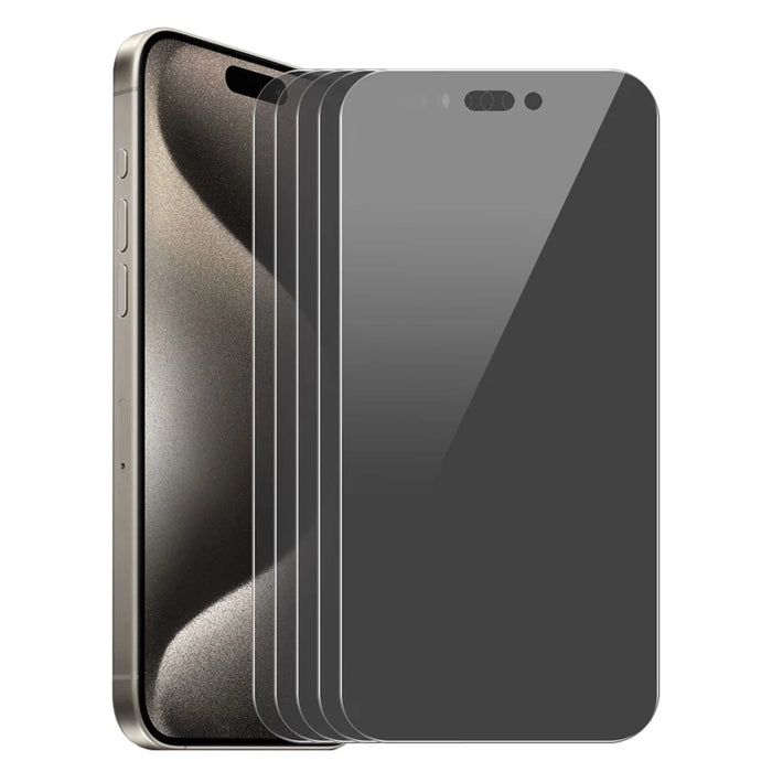 ENKAY HAT PRINCE 5Pcs For iPhone 16 Pro Max Tempered Glass Film Anti-Spy Privacy Protection Screen Protector - 1