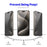 ENKAY HAT PRINCE 5Pcs For iPhone 16 Pro Max Anti-Spy Privacy Screen Protector Silk Printing Film - 3