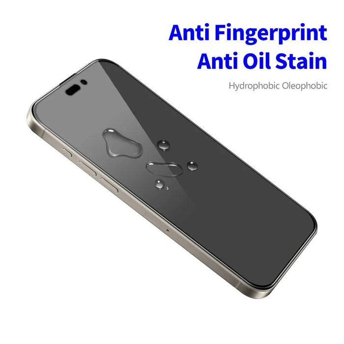 ENKAY HAT PRINCE 5Pcs For iPhone 16 Pro Anti-Spy Privacy Screen Protector Silk Printing Film - 6