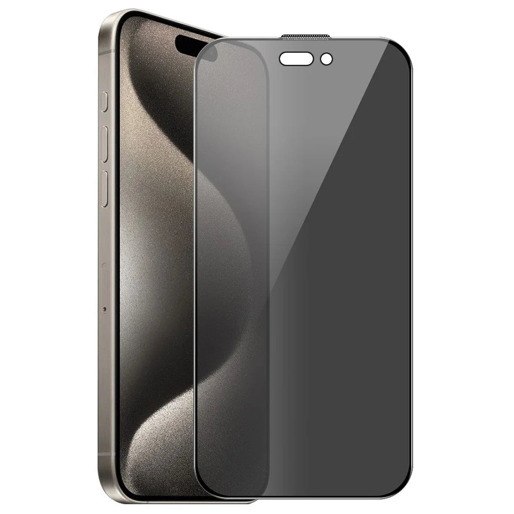 ENKAY HAT PRINCE For iPhone 16 Pro Tempered Glass Screen Protector Anti-Peep Full Cover Film - 1