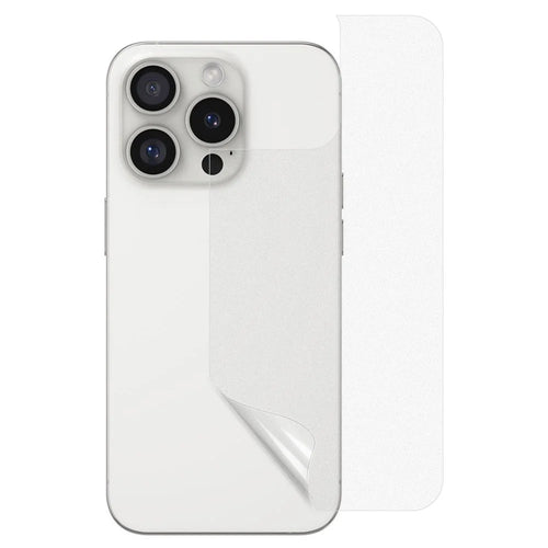 For iPhone 16 Pro Max Phone Back Protector Anti-explosion Nano Matte Soft PET Back Film Cover - 1