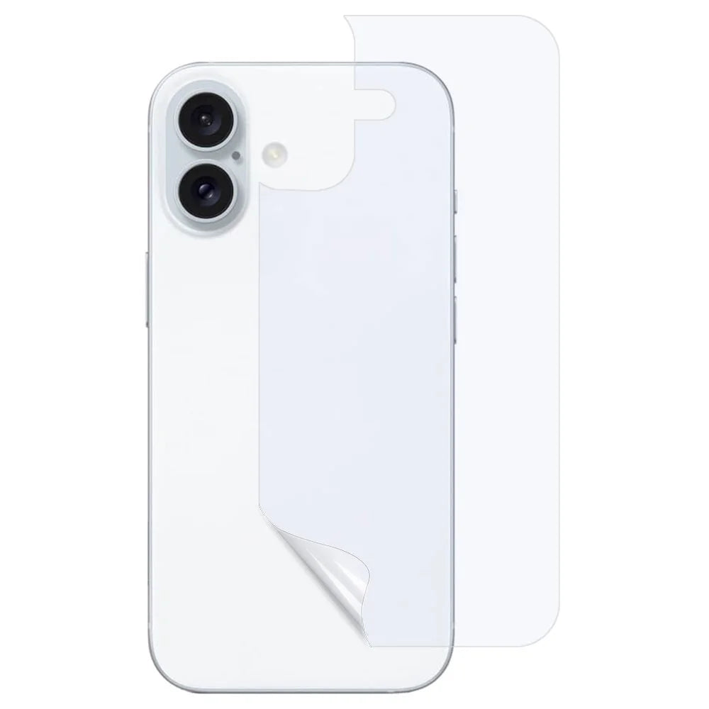 For iPhone 16 Plus Phone Back Protector Anti-blue-ray Explosion-proof Soft PET Back Film - 1