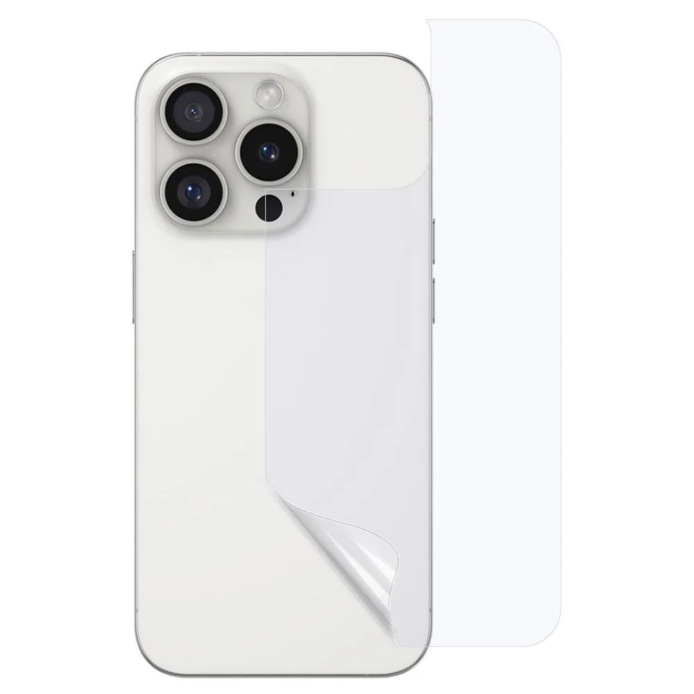 For iPhone 16 Pro Phone Back Protector Anti-blue-ray Explosion-proof Soft PET Back Film - 1