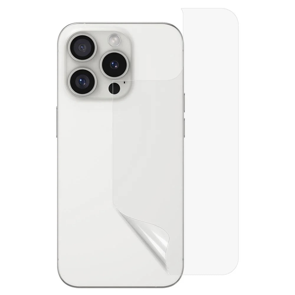 For iPhone 16 Pro PET Phone Back Protector Nano HD Clear Anti-Explosion Back Protective Film - 1