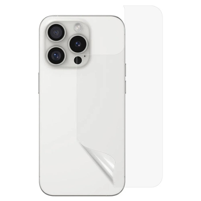 For iPhone 16 Pro PET Phone Back Protector Nano HD Clear Anti-Explosion Back Protective Film - 1