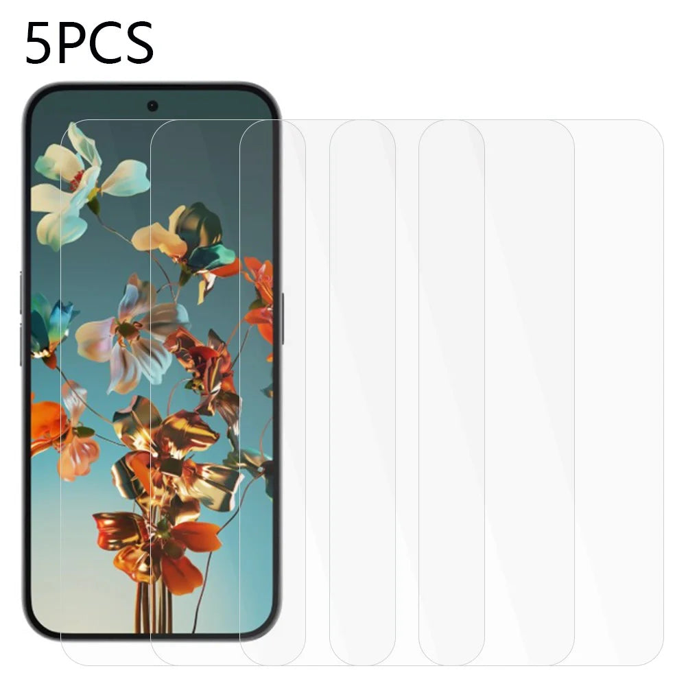 5Pcs For Nothing Phone (2a) / (2a) Plus	Screen Protector 0.3mm 2.5D Tempered Glass Clear Film - 1