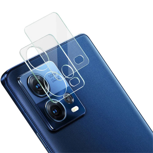 IMAK For Motorola Moto S30 Pro 5G / Edge 30 Fusion 5G Camera Lens Protector HD Clear Tempered Glass Film + Acrylic Lens Cap - 1