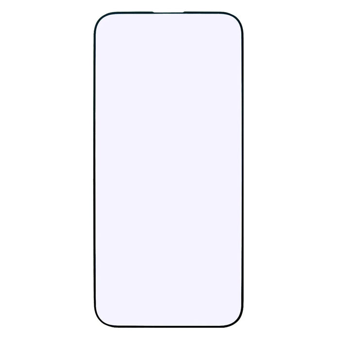 For iPhone 16 Pro Max Tempered Glass Film Purple Light Black Edge Silk Printing Full Glue Screen Protector - 2