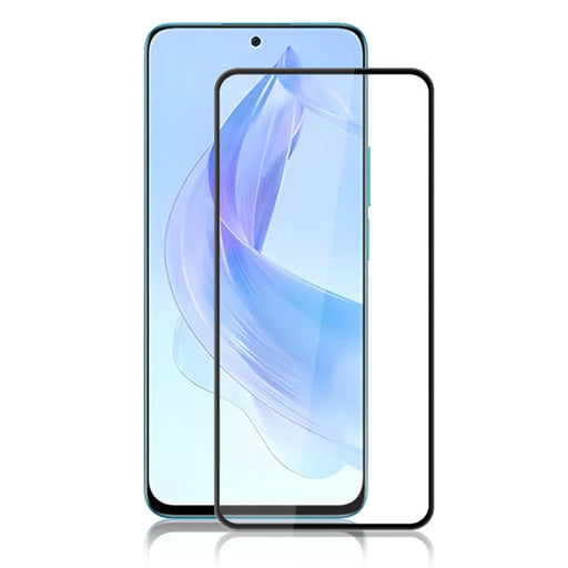 MOCOLO For Honor 90 Lite 5G Screen Protector Anti-Shatter Silk Printing Tempered Glass Film - Black - 1