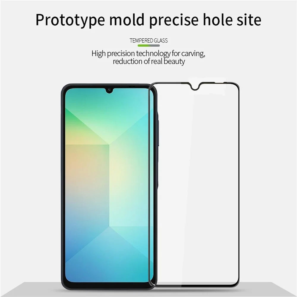 PINWUYO JK 3D Tempered Glass Film Series-2 for Samsung Galaxy A16 5G / A16 4G / A06 4G / A06 5G Screen Protector 9H Hardness Ultra Clear - 6