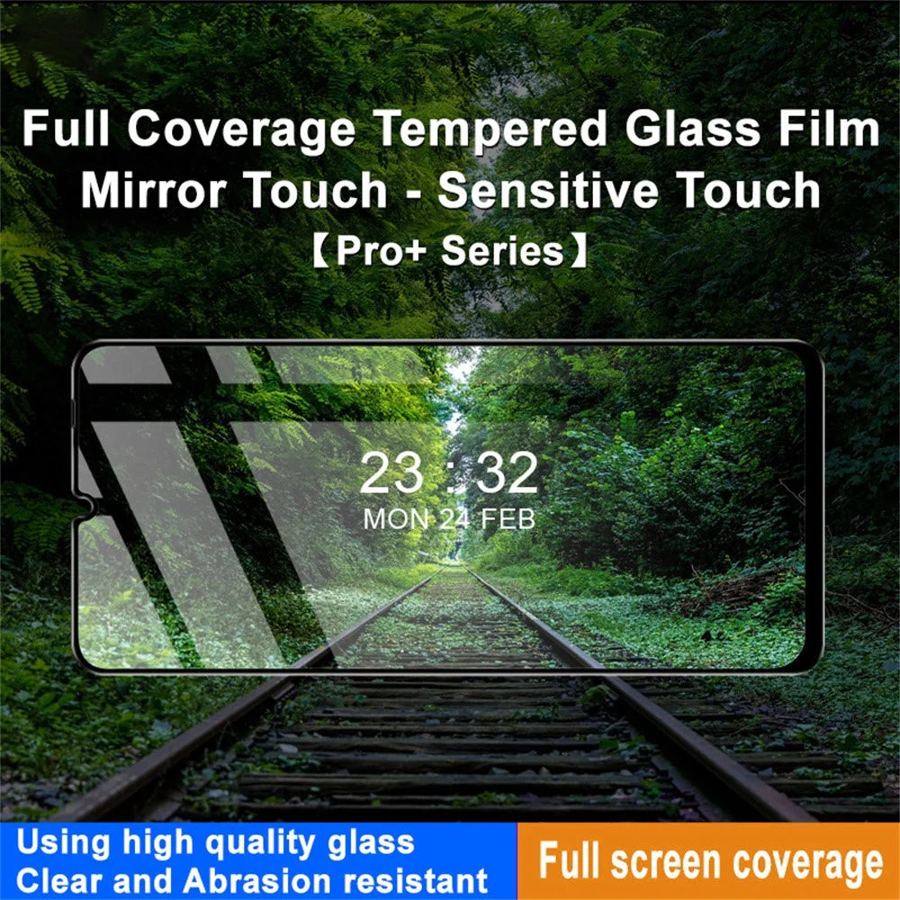 IMAK Pro+ Series For Realme C63 5G Tempered Glass Full Screen Protector Sensitive Touch Film - 3
