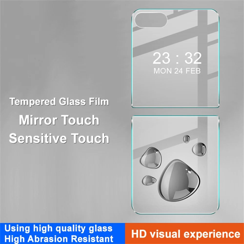 IMAK H Series For Samsung Galaxy Z Flip7 FE 5G / Z Flip6 5G Tempered Glass Back Screen Protector Shatter-Proof Protection - 3