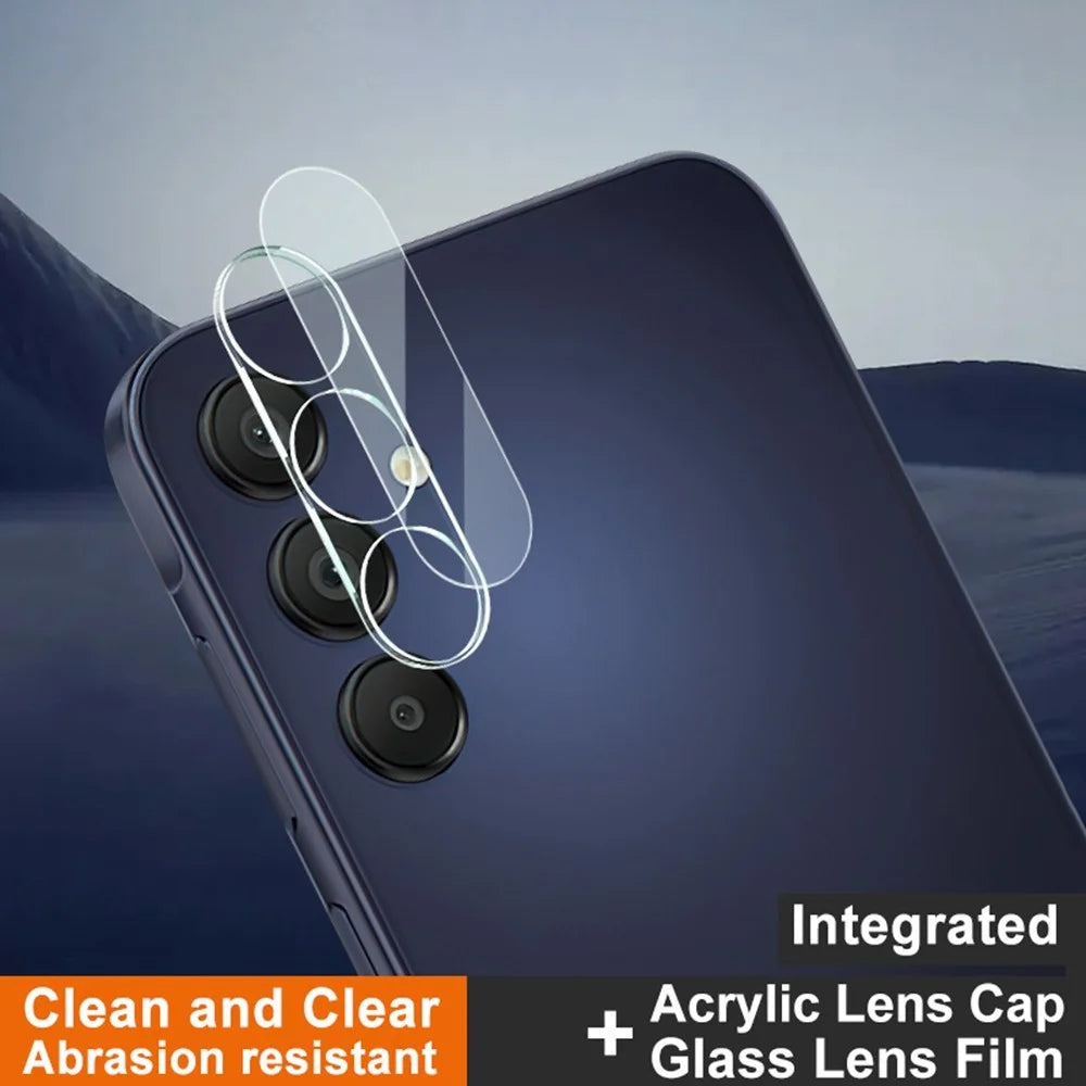 IMAK For Samsung Galaxy A16 5G / A16 4G Tempered Glass Camera Lens Film+Acrylic Lens Cap - 2