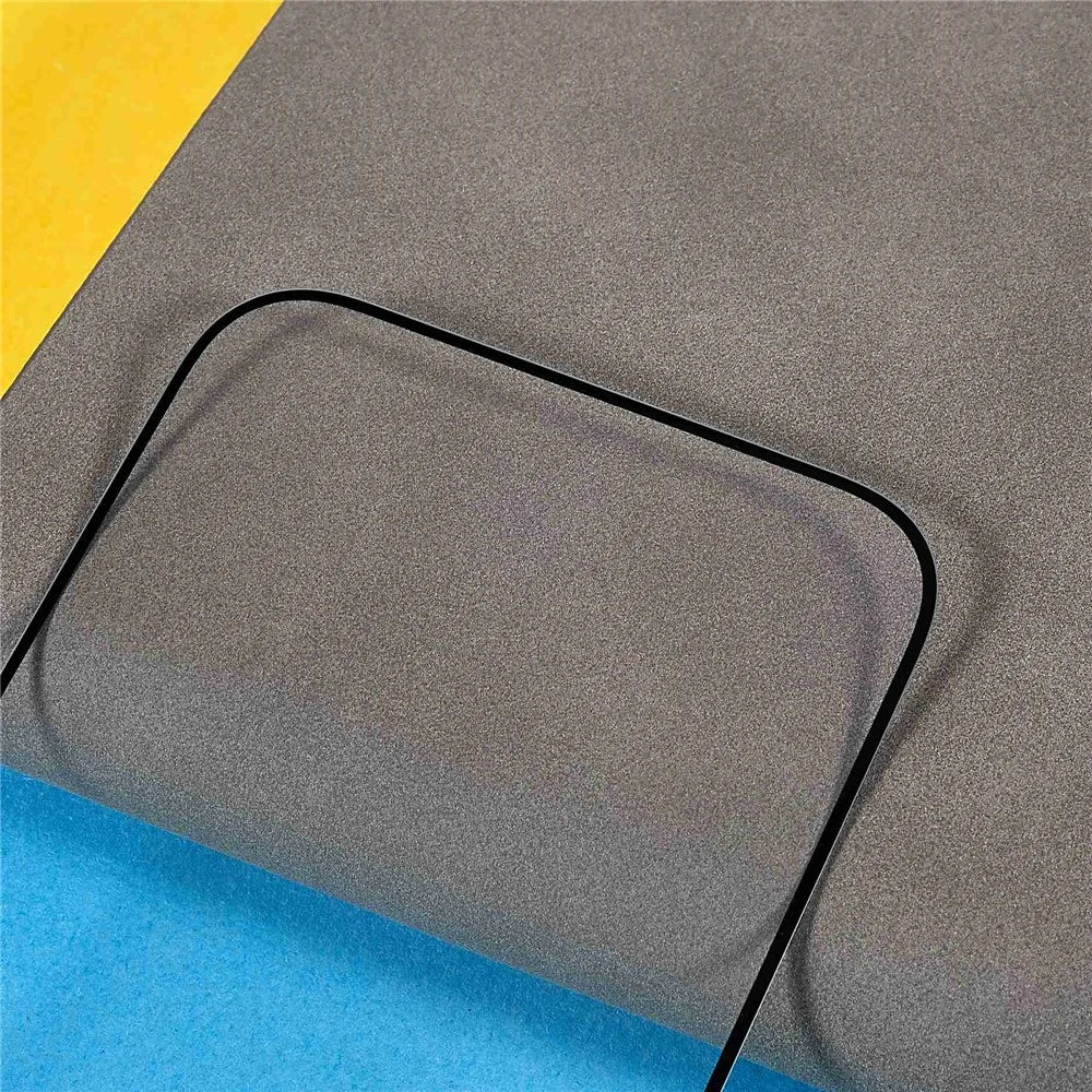 For iPhone 16 Screen Protector Anti-Scratch 2.5D Arc Edge Silk Printing High Aluminum-Silicone Glass Clear Screen Film - 4