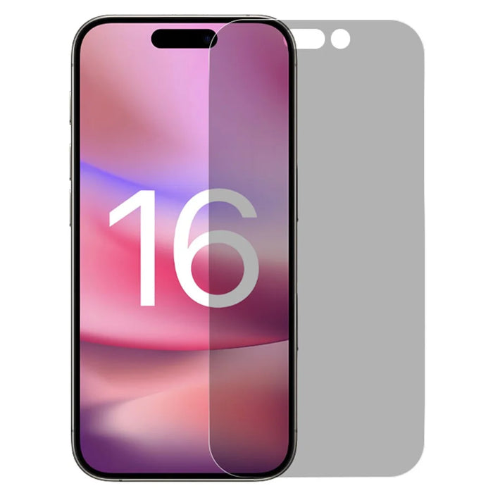 RURIHAI For iPhone 16 Plus Screen Protector 180 Degree Anti-spy Film Ultra-Clear - 1