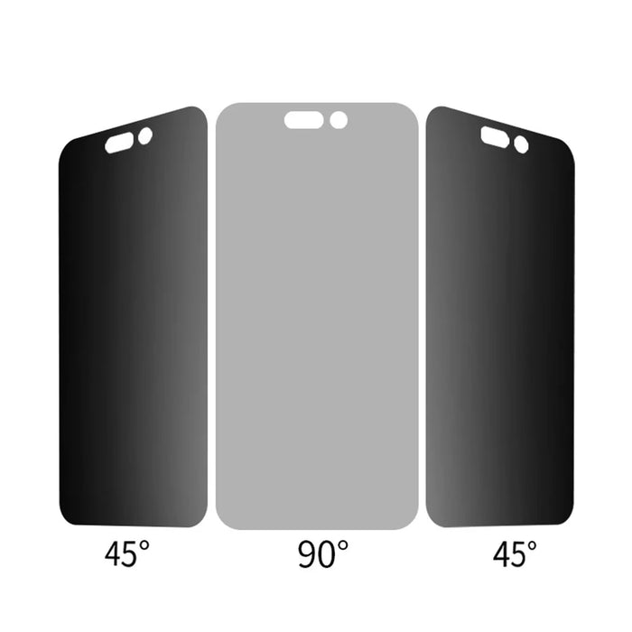 RURIHAI For iPhone 16 Plus Screen Protector 180 Degree Anti-spy Film Ultra-Clear - 5