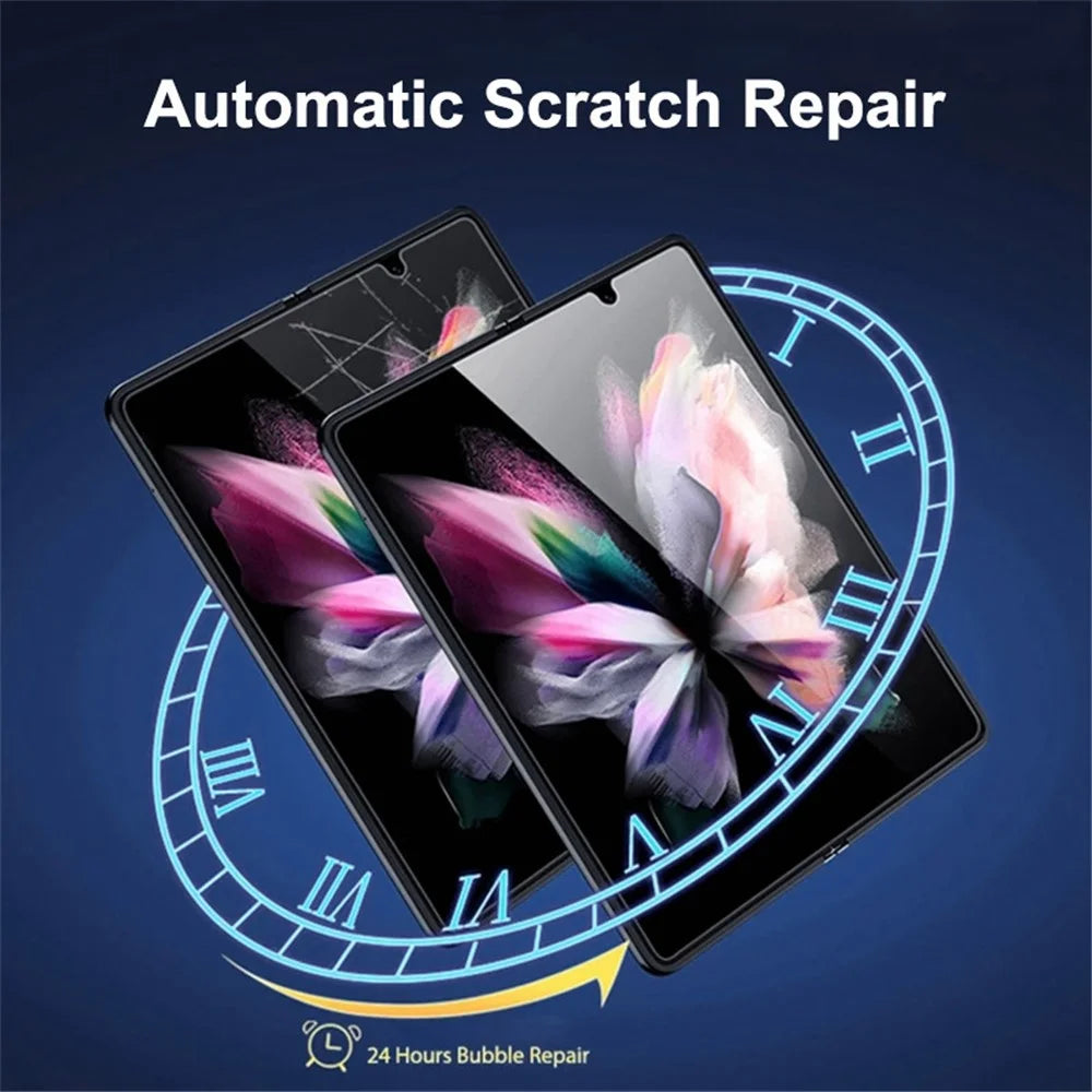 ENKAY HAT PRINCE 4Pcs / Set for Samsung Galaxy Z Fold4 5G HD Elastic Anti-explosion Screen Protector Soft TPE+PET+TPU Full Glue Full Covering Hydrogel Film - 6