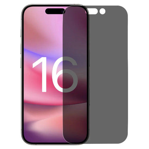RURIHAI For iPhone 16 360 Degree Anti-Spy Full Screen Protector Ultra Clear Film - 1