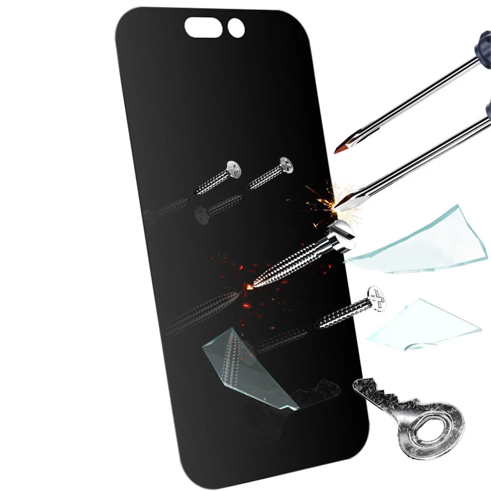 RURIHAI For iPhone 16 360 Degree Anti-Spy Full Screen Protector Ultra Clear Film - 4