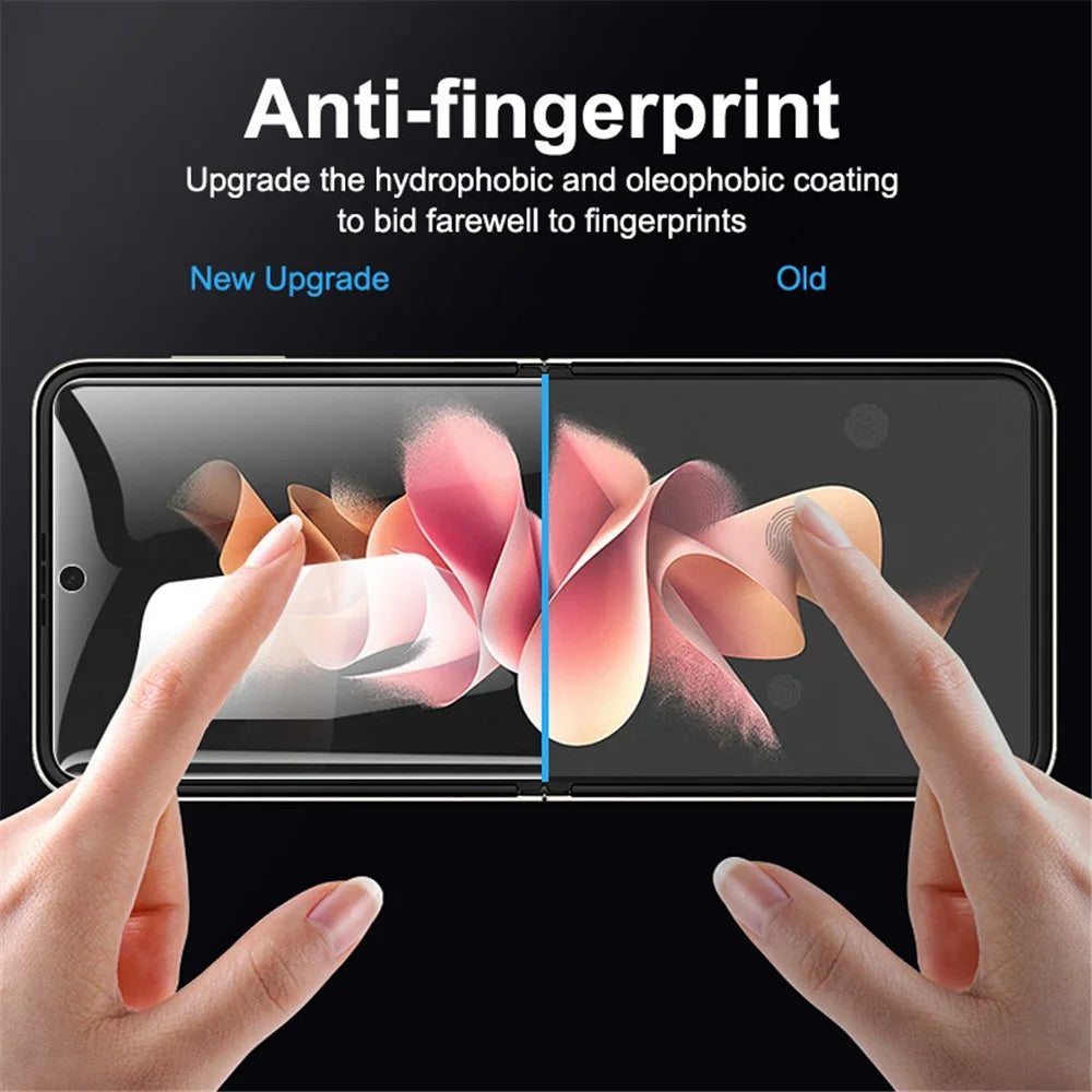 ENKAY HAT PRINCE 5Pcs / Set for Samsung Galaxy Z Flip4 5G Ultra Clear Screen Protector Soft TPE+PET+TPU Full Glue Full Covering Sensitive Touch Hydrogel Film - 5