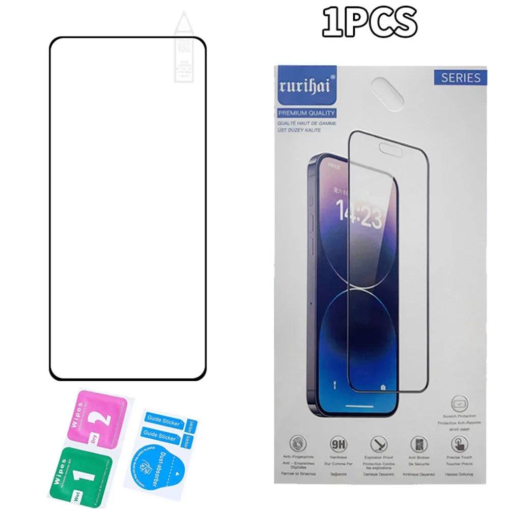 RURIHAI For ZTE nubia Z60S Pro 5G Screen Protector Secondary Hardening High Aluminium-Silicon Glass Film - 4